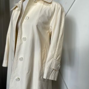 London Fog cream trench coat
